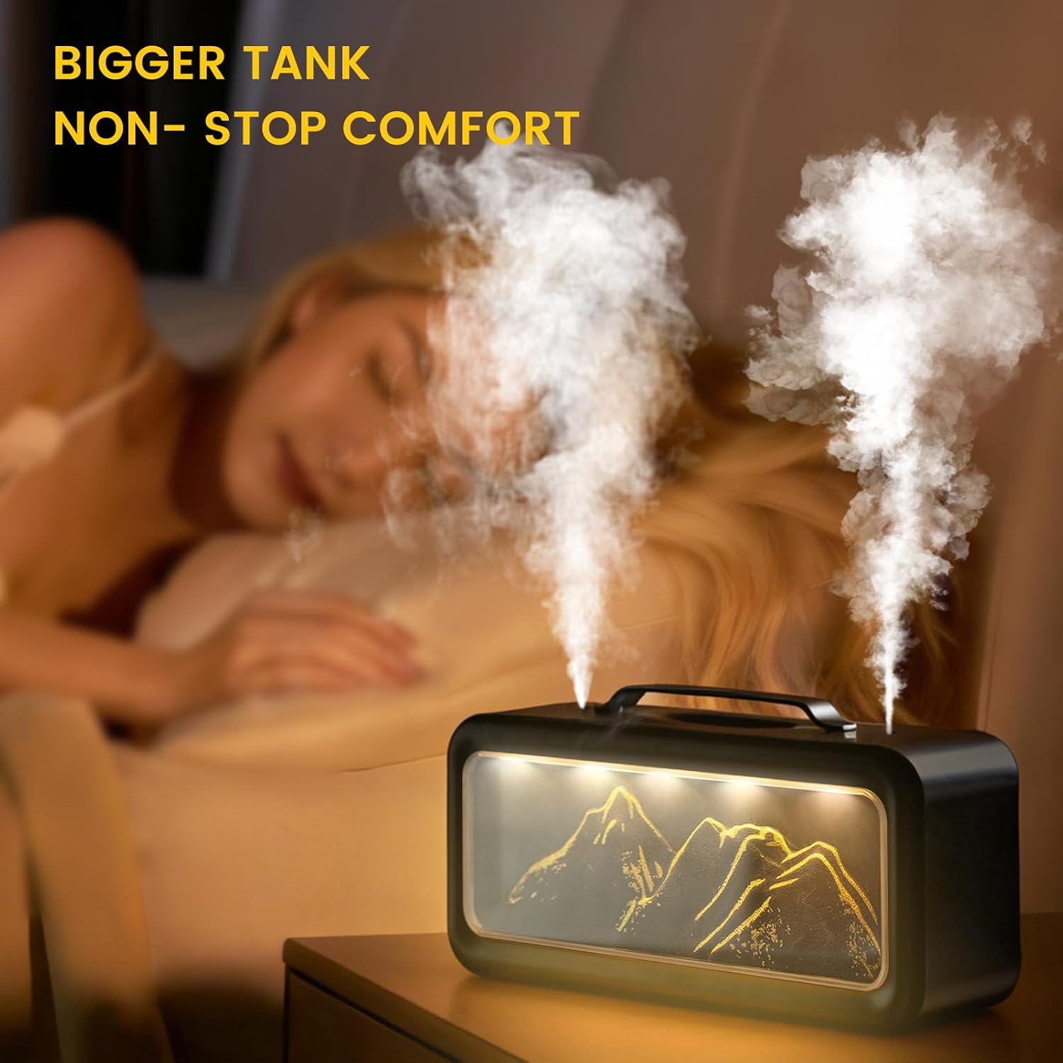 Humidifier Nursery Quiet - Nuevo Humidificador Pequeño Mejorado 2026 para