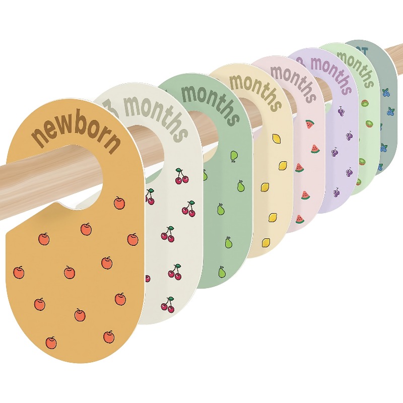 Baby Nursery Wardrobe - 8 divisores de armario para bebé,