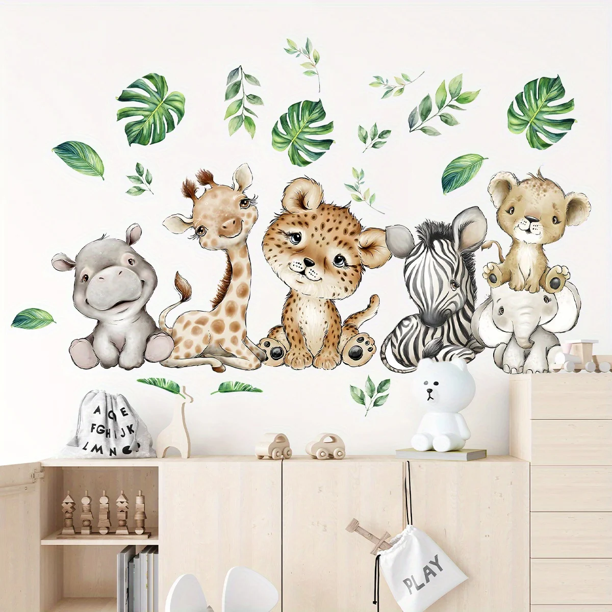 Baby Nursery Wall Mural - 1 unidad de pegatinas de pared