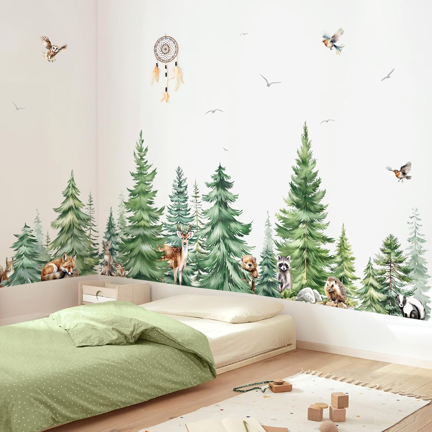 Baby Nursery Wall Mural - Pegatinas de pared de animales de