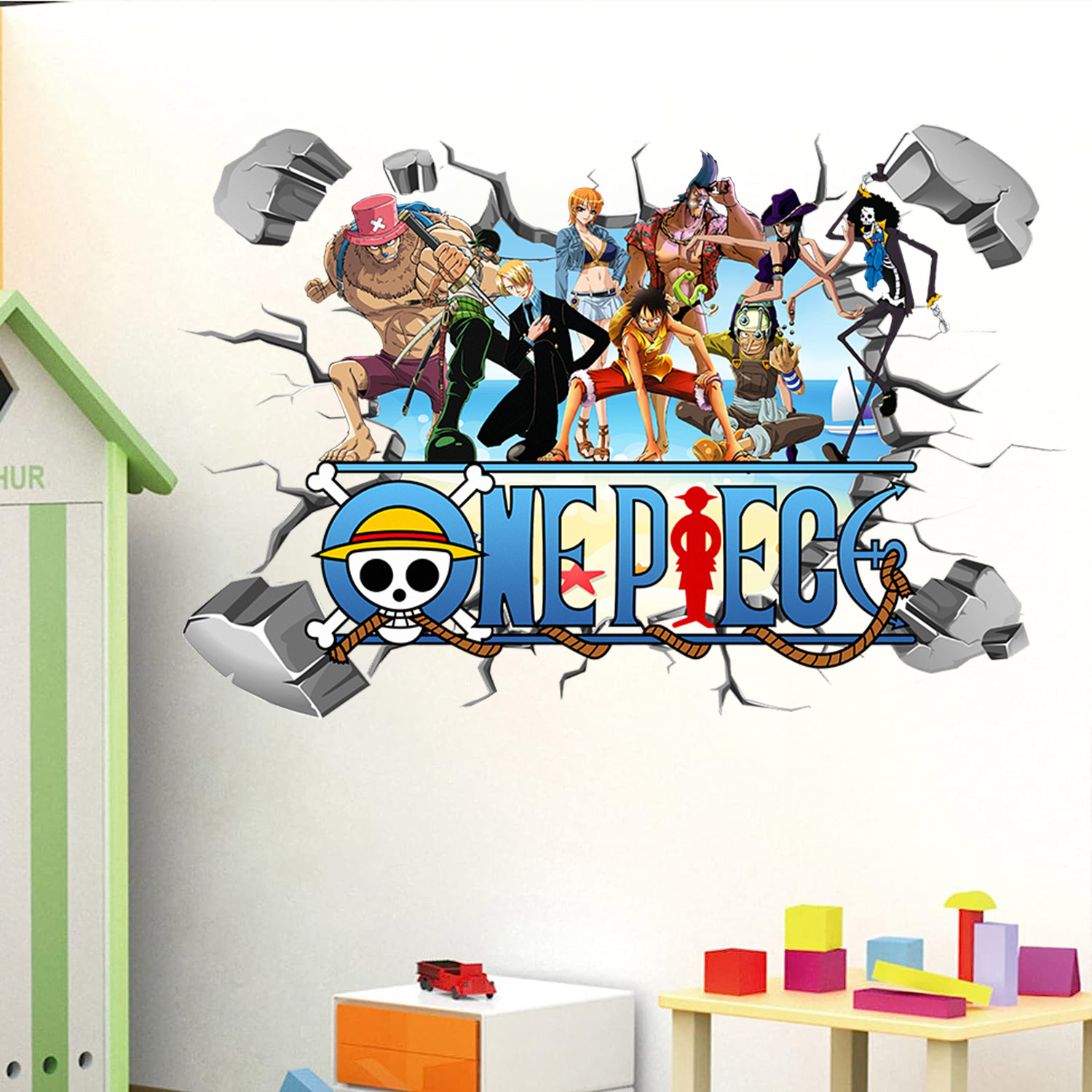 Baby Nursery Wall Mural - Pegatinas de pared 3D de One