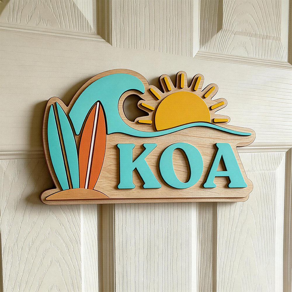 Baby Nursery Toy - Letrero de puerta personalizado con nombre