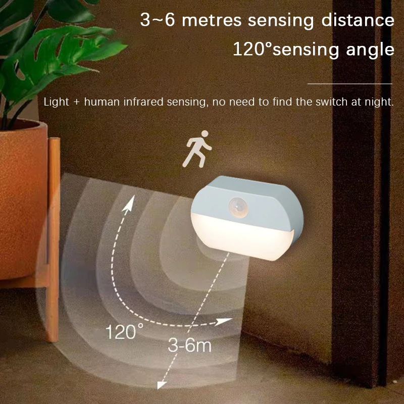 Baby Nursery Egg Light - Luces LED de noche con detección