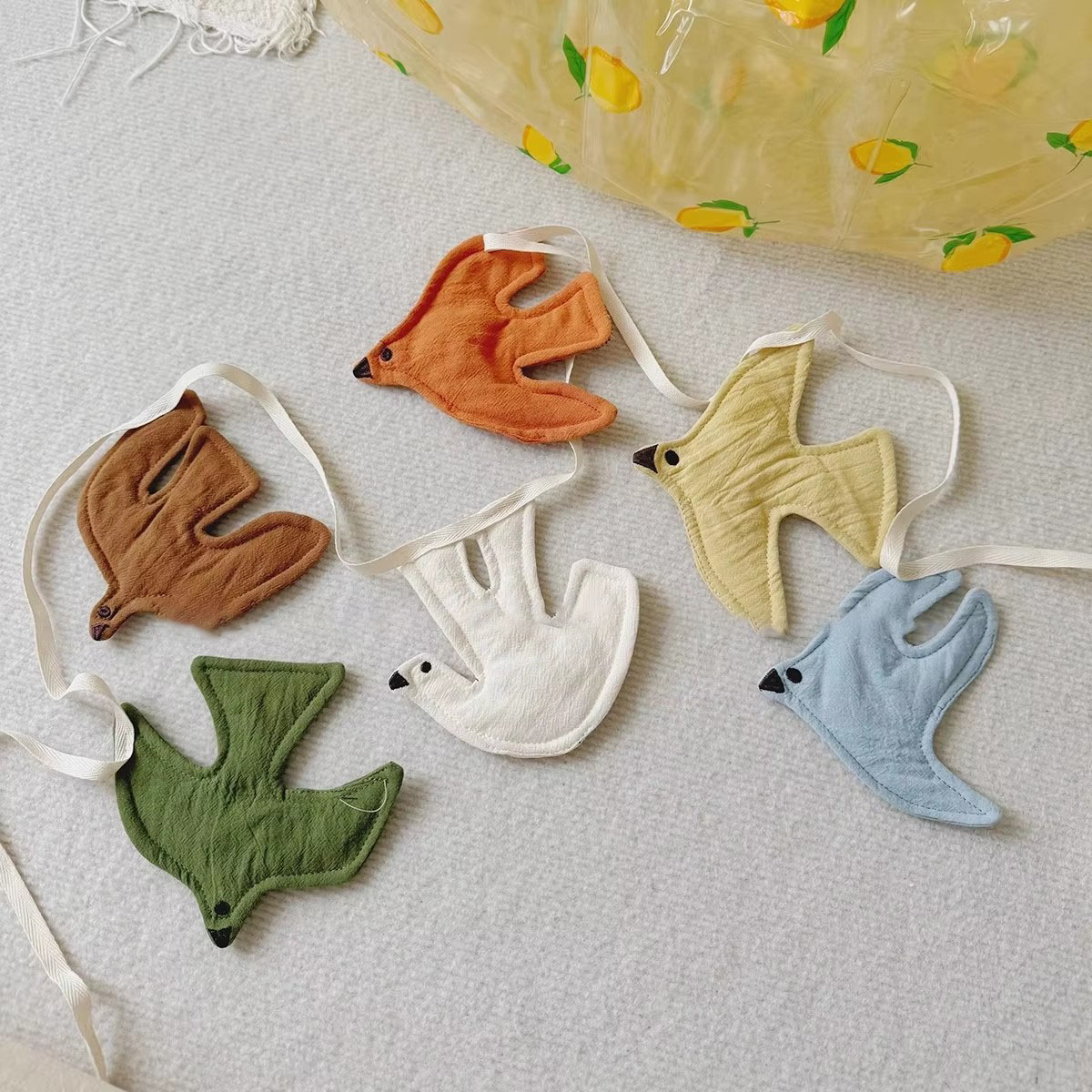 Baby Nursery Bunting - Guirnalda de tela para habitación infantil,