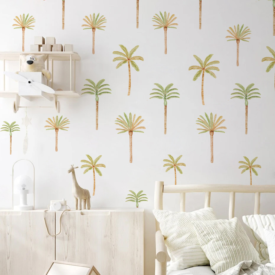 Pegatina de pared de palmera d - Baby Nursery Decor Ideas reseña y precio