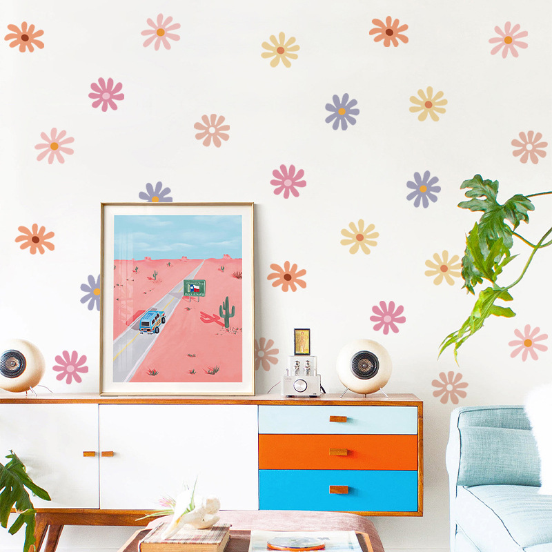 Pegatinas de pared florales de - Baby Nursery Peel And Stick Wallpaper reseña y precio