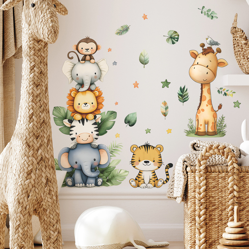 Pegatinas de pared de animales - Baby Nursery Modern reseña y precio