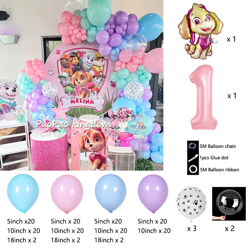 Juego de globos digitales PAW  - Baby Nursery Decor Ideas reseña y precio