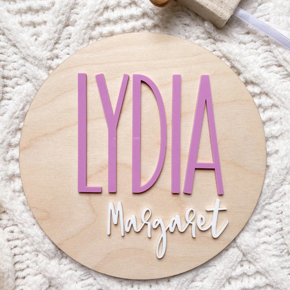 Placa de anuncio de nacimiento - Baby Nursery Toy reseña y precio