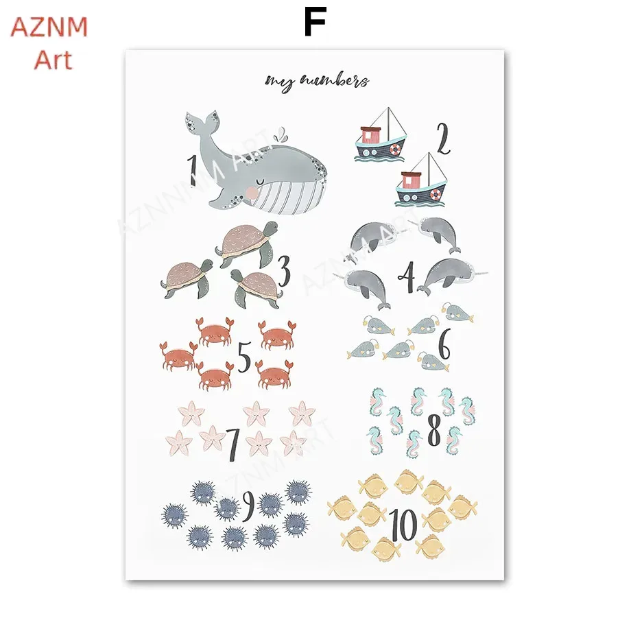 Impresiones artísticas para pa - Baby Nursery Under The Sea reseña y precio