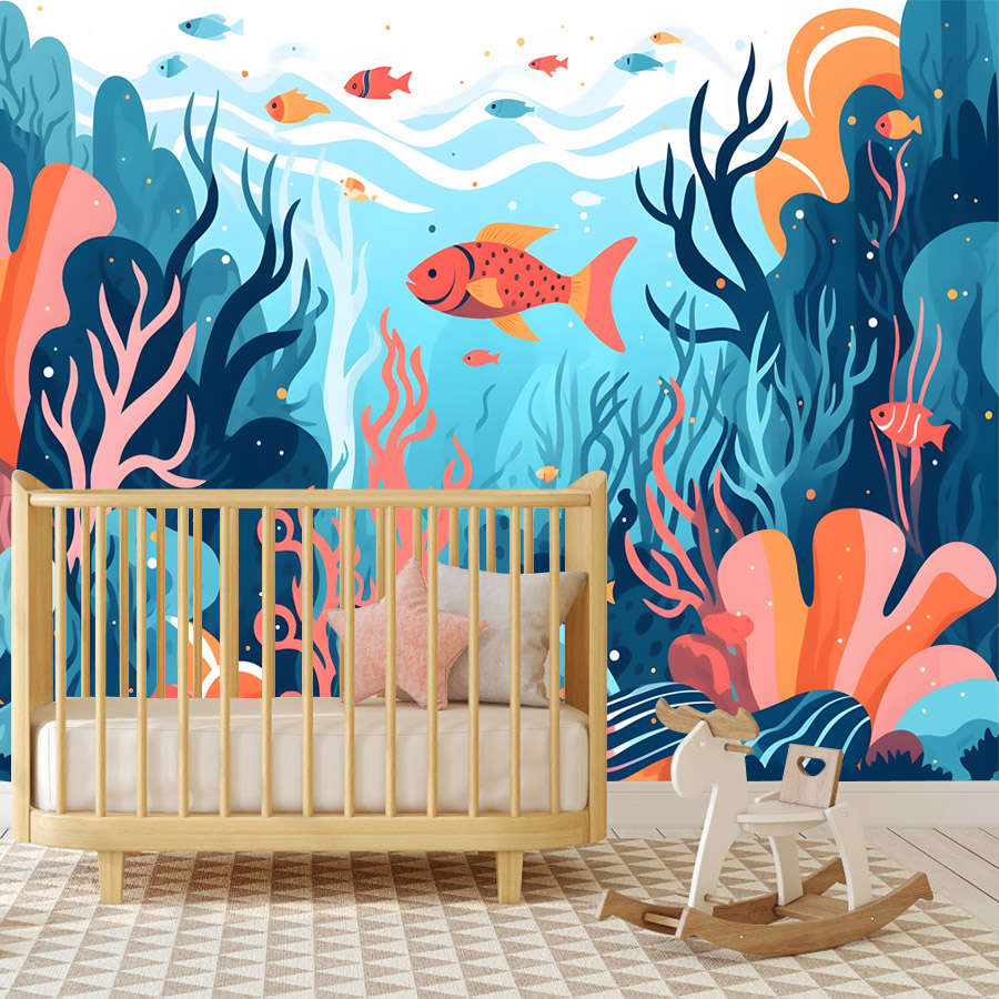 Papel Tapiz Autoadhesivo con D - Baby Nursery Peel And Stick Wallpaper reseña y precio