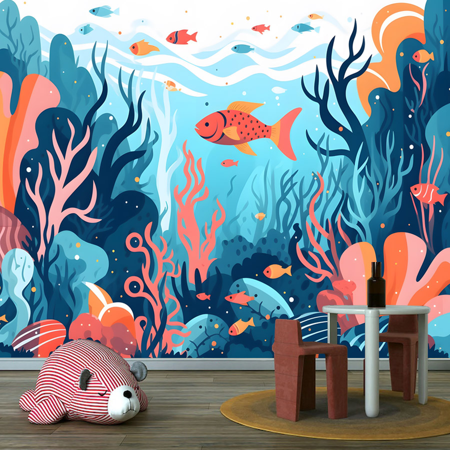 Papel Tapiz Autoadhesivo con D - Baby Nursery Peel And Stick Wallpaper reseña y precio