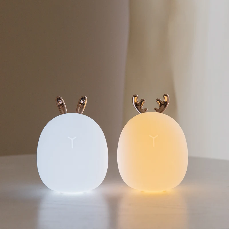 Luz nocturna de silicona para  - Baby Nursery Egg Light reseña y precio