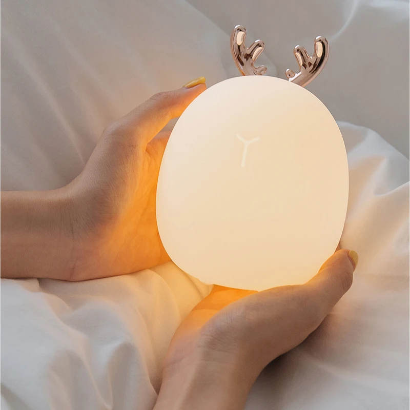 Luz nocturna de silicona para  - Baby Nursery Egg Light reseña y precio