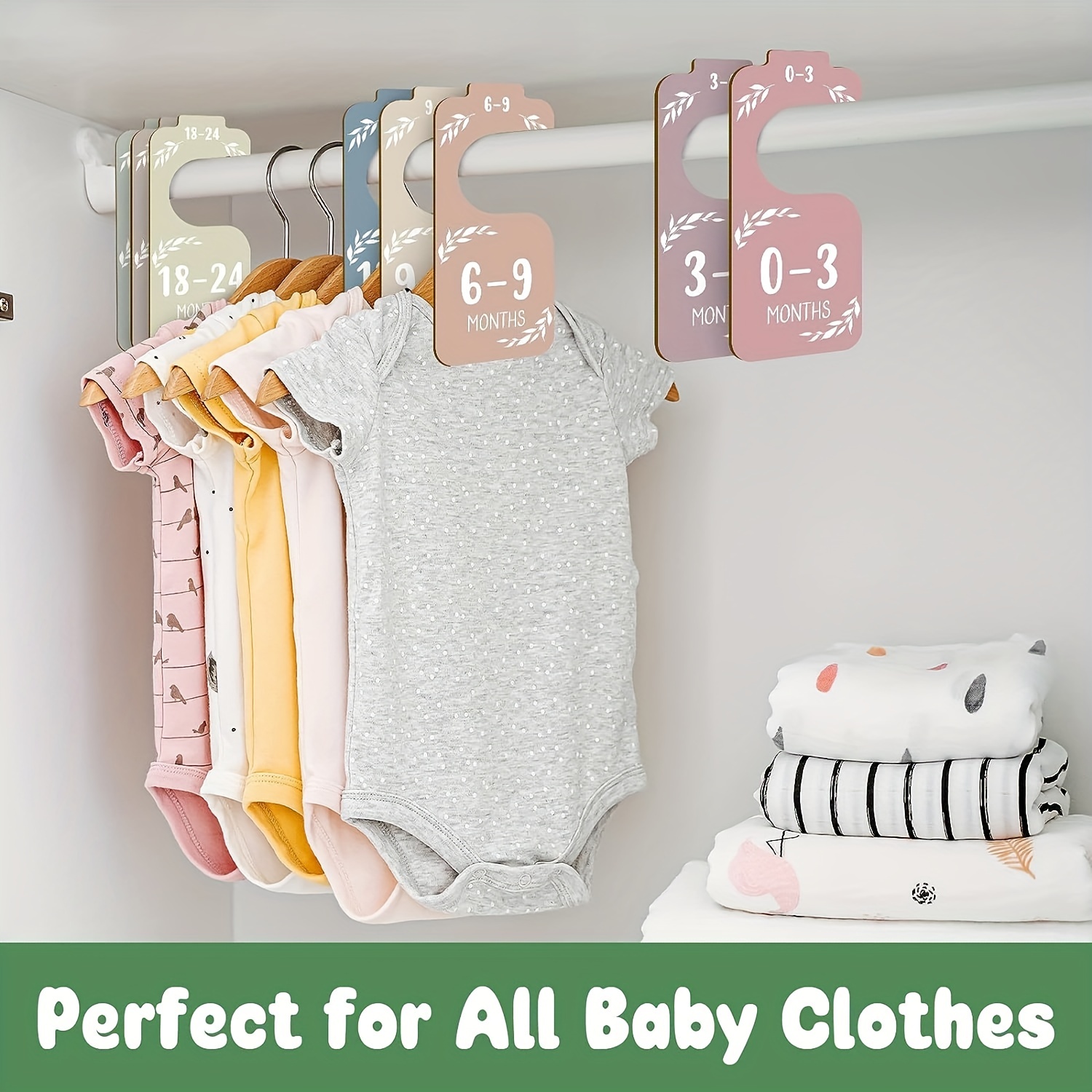 8 divisores de armario de bebé - Baby Nursery Wardrobe reseña y precio