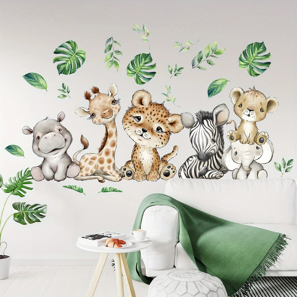 1 unidad de pegatinas de pared - Baby Nursery Wall Mural reseña y precio
