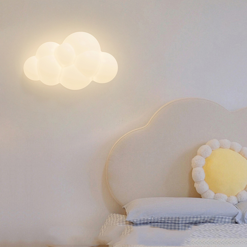 Lámparas de pared de nube blan - Baby Nursery Egg Light reseña y precio