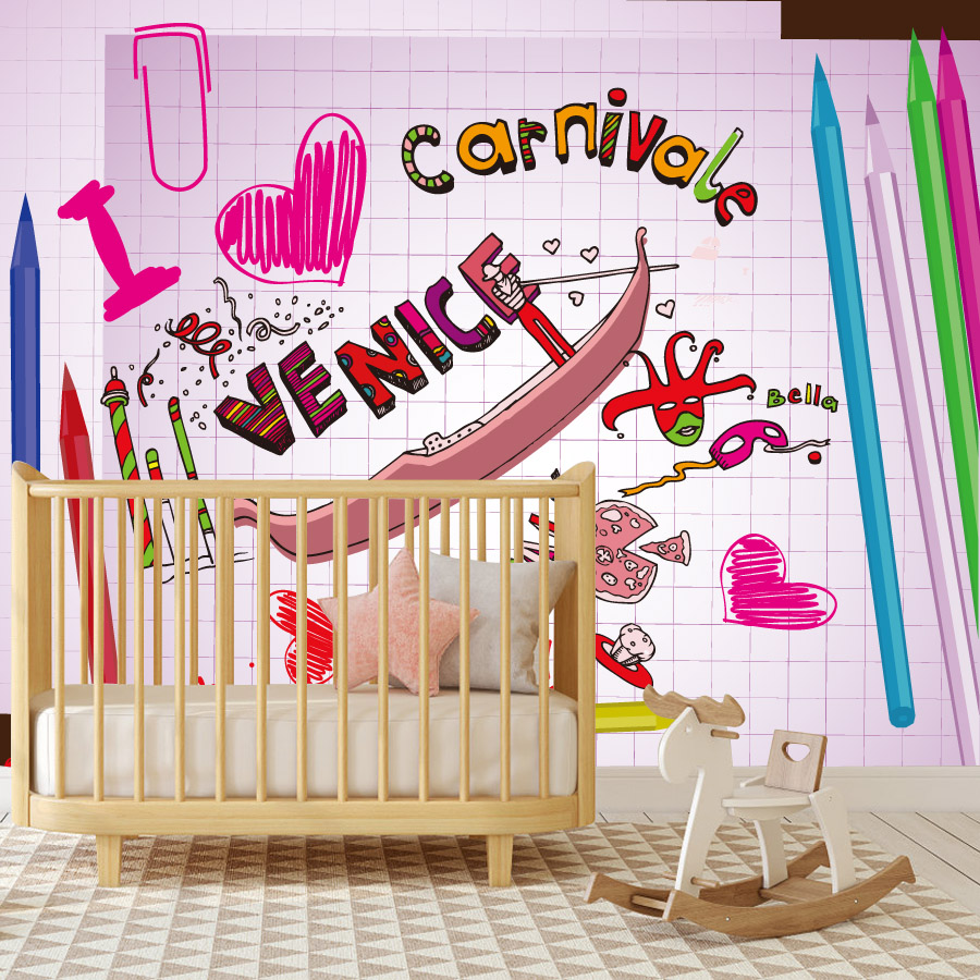 Papel pintado de dibujos anima - Baby Nursery Peel And Stick Wallpaper reseña y precio