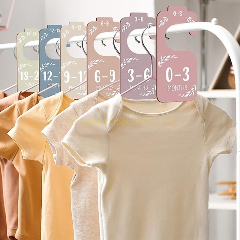 Juego de 8 divisores de madera - Baby Nursery Wardrobe reseña y precio