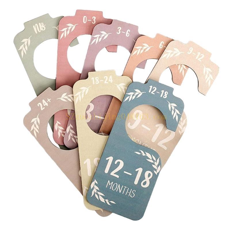 Juego de 8 divisores de madera - Baby Nursery Wardrobe reseña y precio