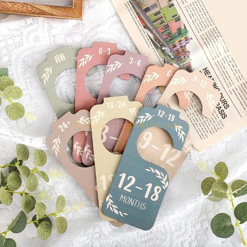 Juego de 8 divisores de madera - Baby Nursery Wardrobe reseña y precio