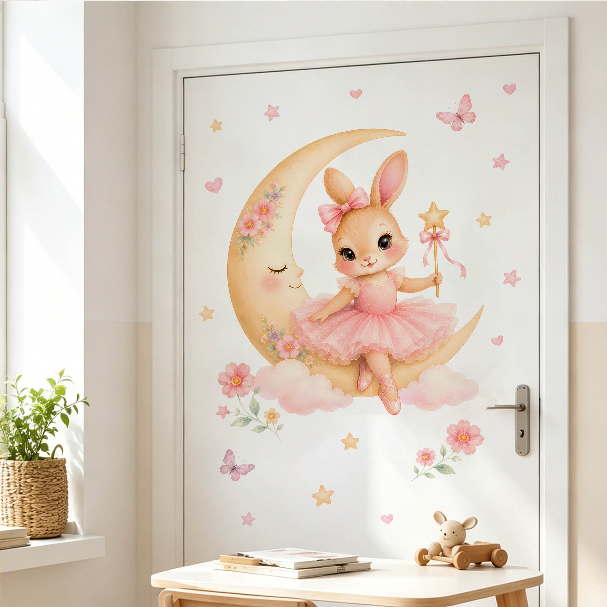 Pegatinas de Pared de Conejita - Baby Nursery Decor Ideas reseña y precio