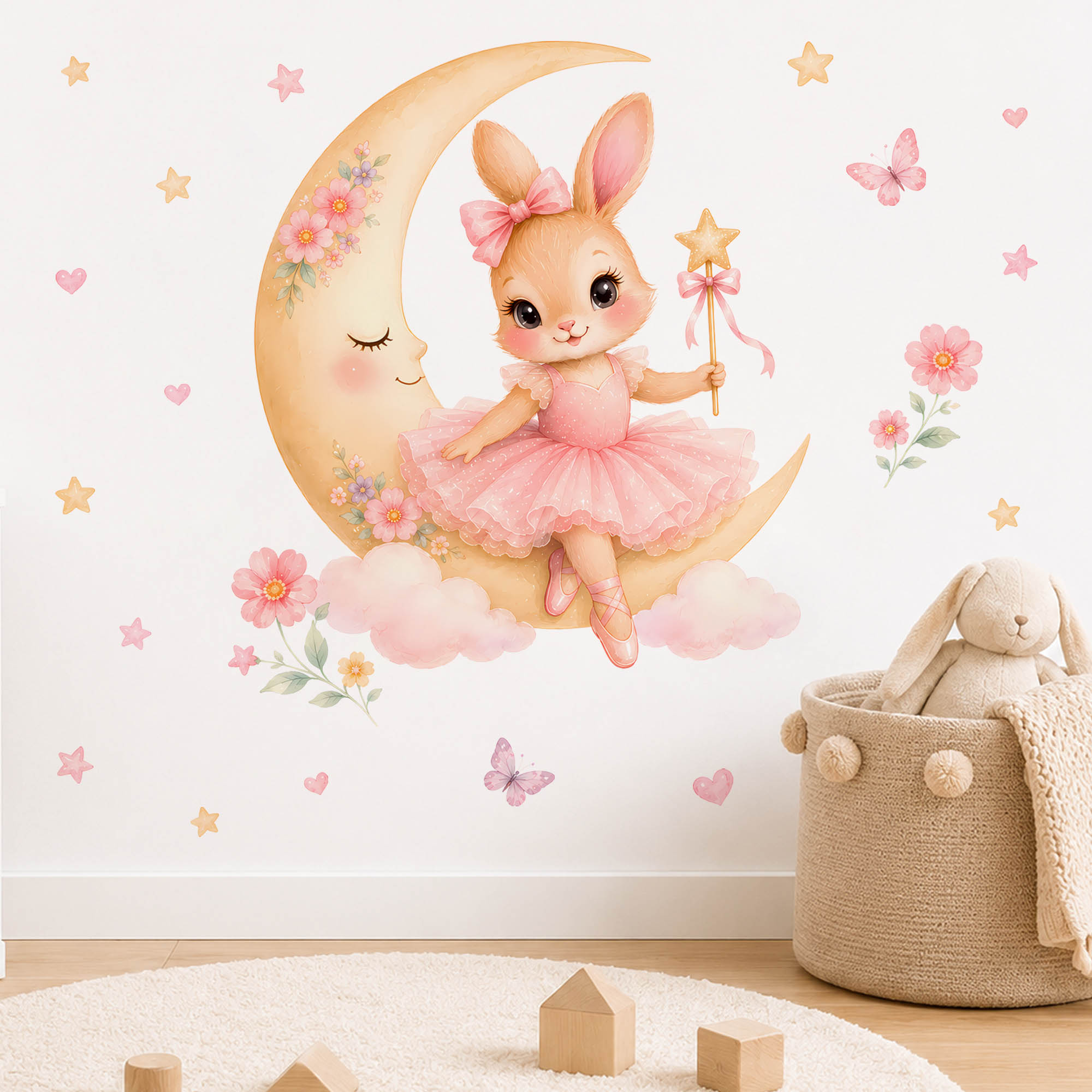 Pegatinas de Pared de Conejita - Baby Nursery Decor Ideas reseña y precio