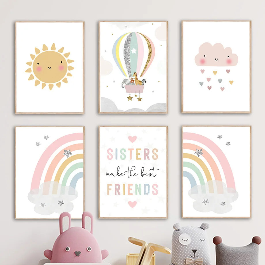 Pósteres nórdicos de jirafa, e - Baby Nursery Decor Ideas reseña y precio