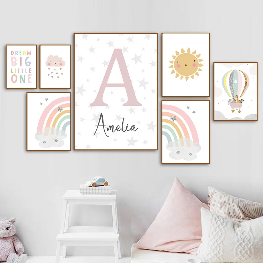 Pósteres nórdicos de jirafa, e - Baby Nursery Decor Ideas reseña y precio