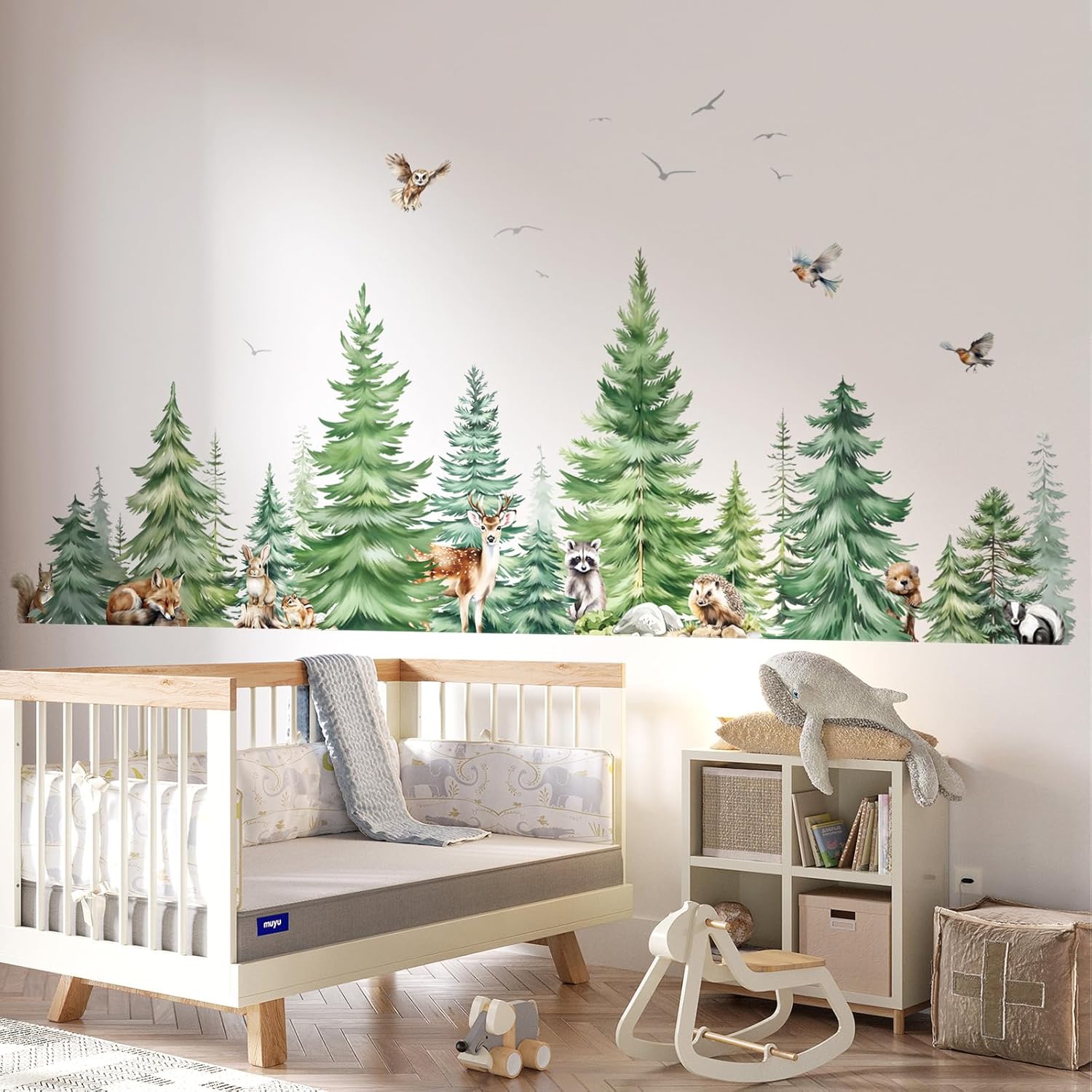 Pegatinas de pared de animales - Baby Nursery Wall Mural reseña y precio