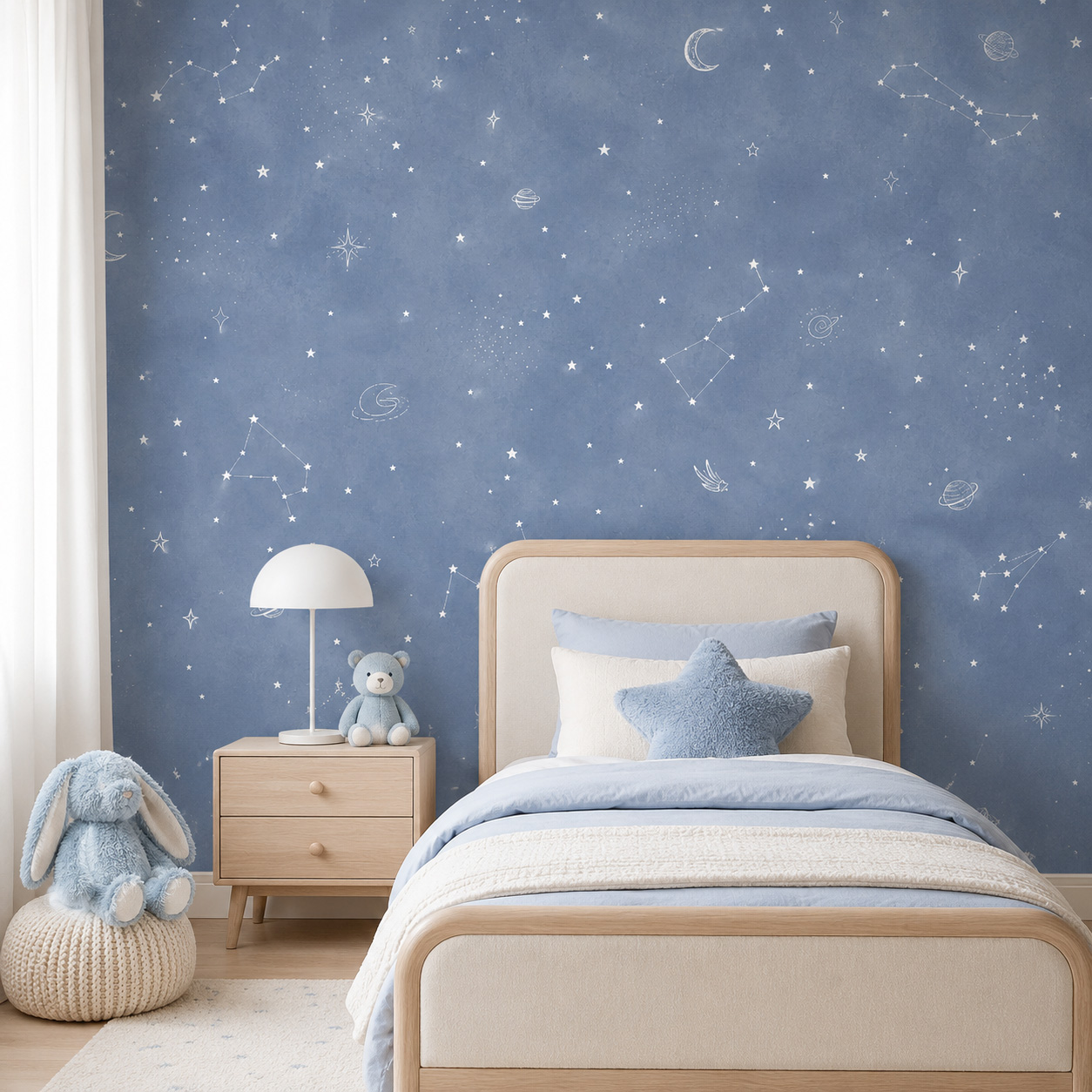 Papel Tapiz Autoadhesivo con D - Baby Nursery Peel And Stick Wallpaper reseña y precio