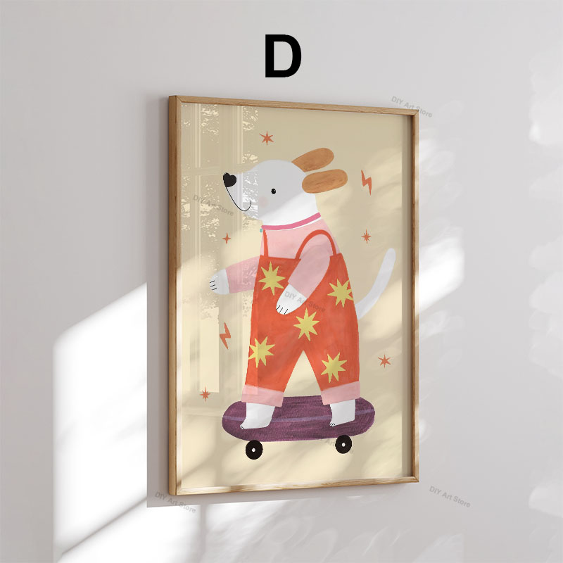 Divertidos Cuadros de Animales - Baby Nursery Modern reseña y precio