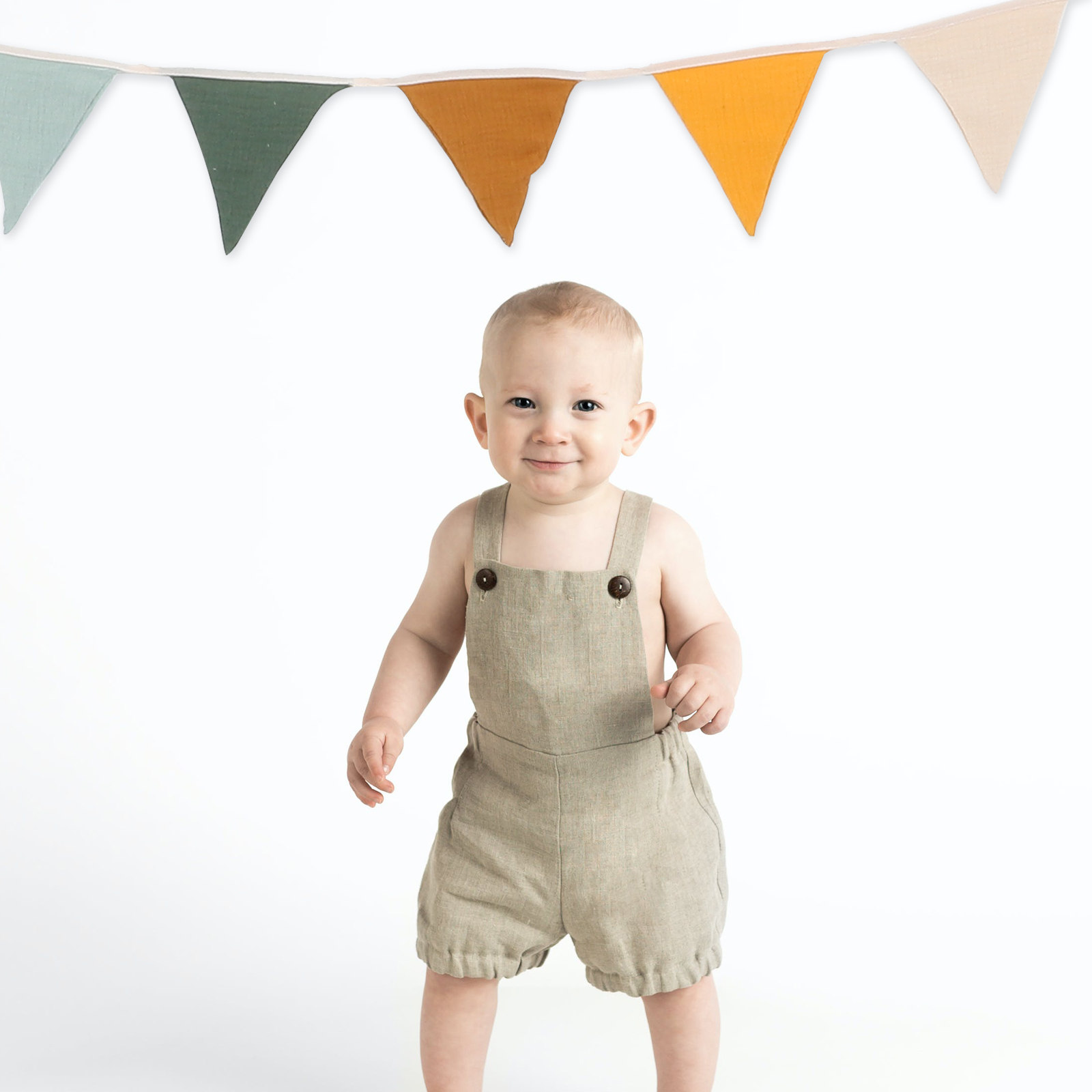 1 Juego de Banderines Triangul - Baby Nursery Bunting reseña y precio