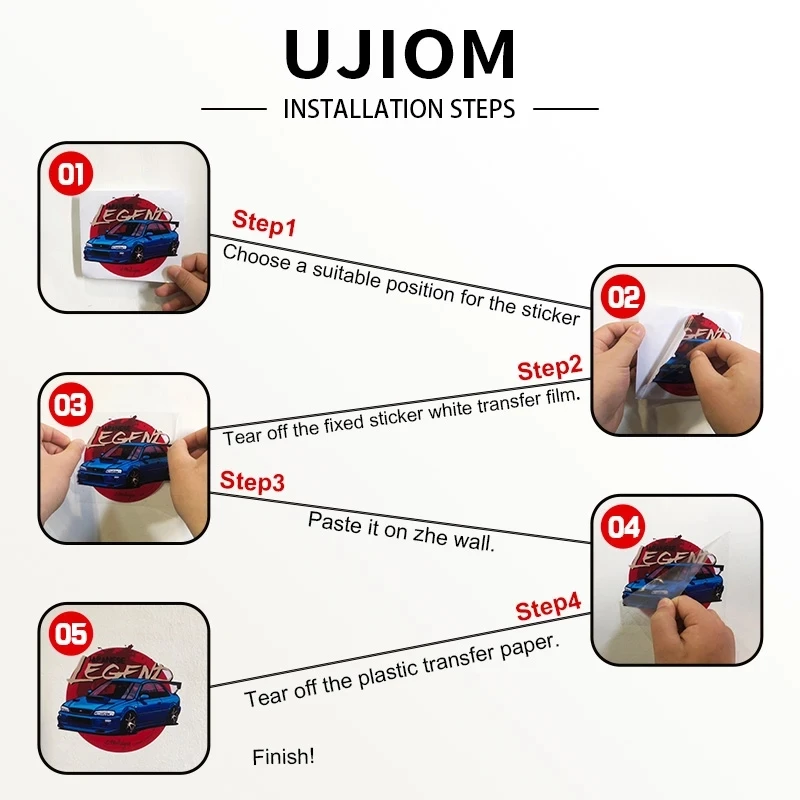 UJIOM-pegatinas de pared de di - Baby Nursery Wardrobe reseña y precio