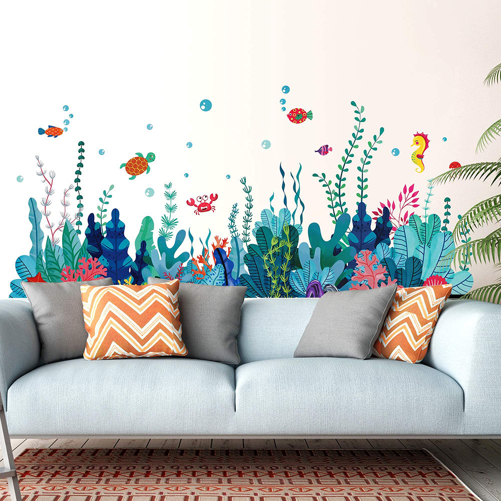 Pegatinas de pared grandes baj - Baby Nursery Under The Sea reseña y precio