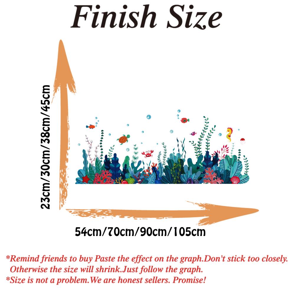 Pegatinas de pared grandes baj - Baby Nursery Under The Sea reseña y precio