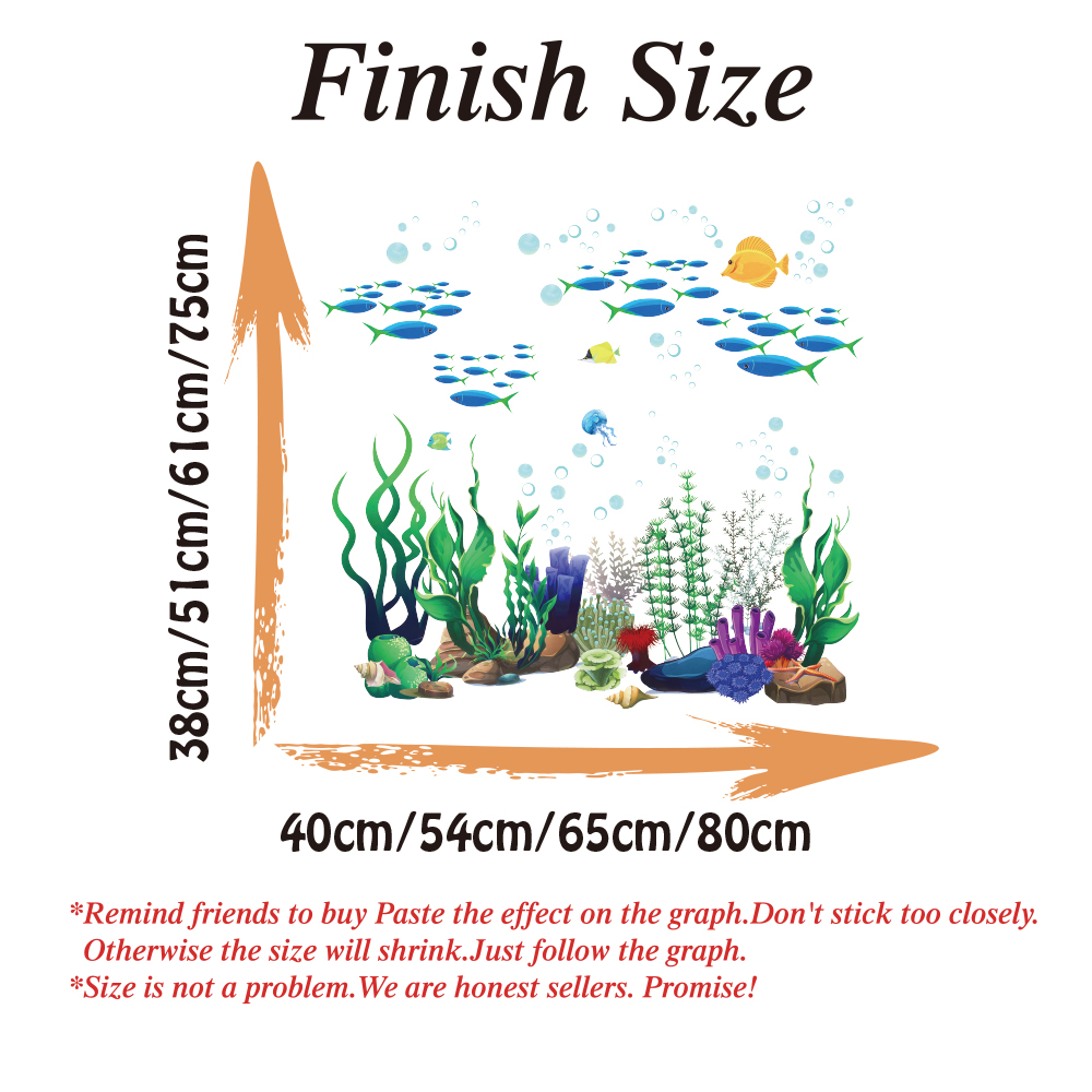Pegatinas de pared de peces y  - Baby Nursery Under The Sea reseña y precio