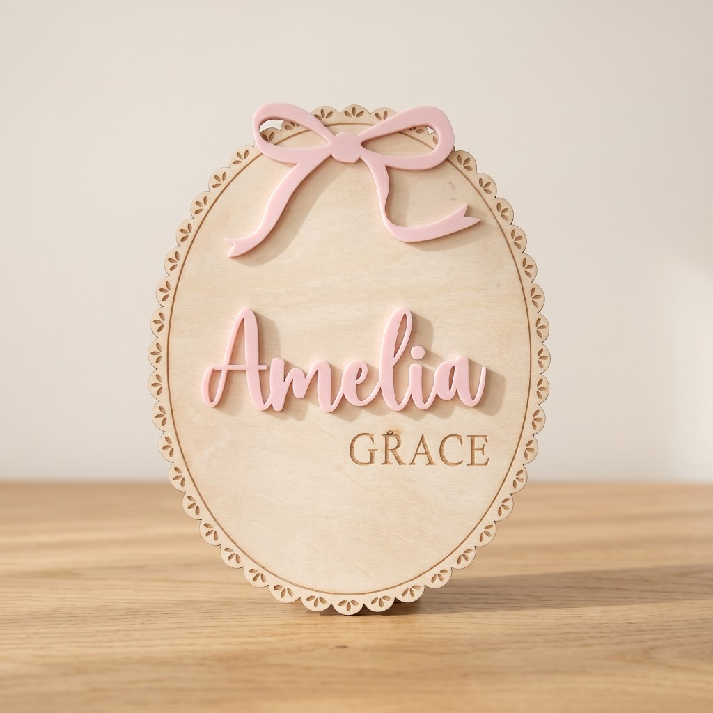 1 Pieza Placa de Madera Person - Baby Nursery Toy reseña y precio