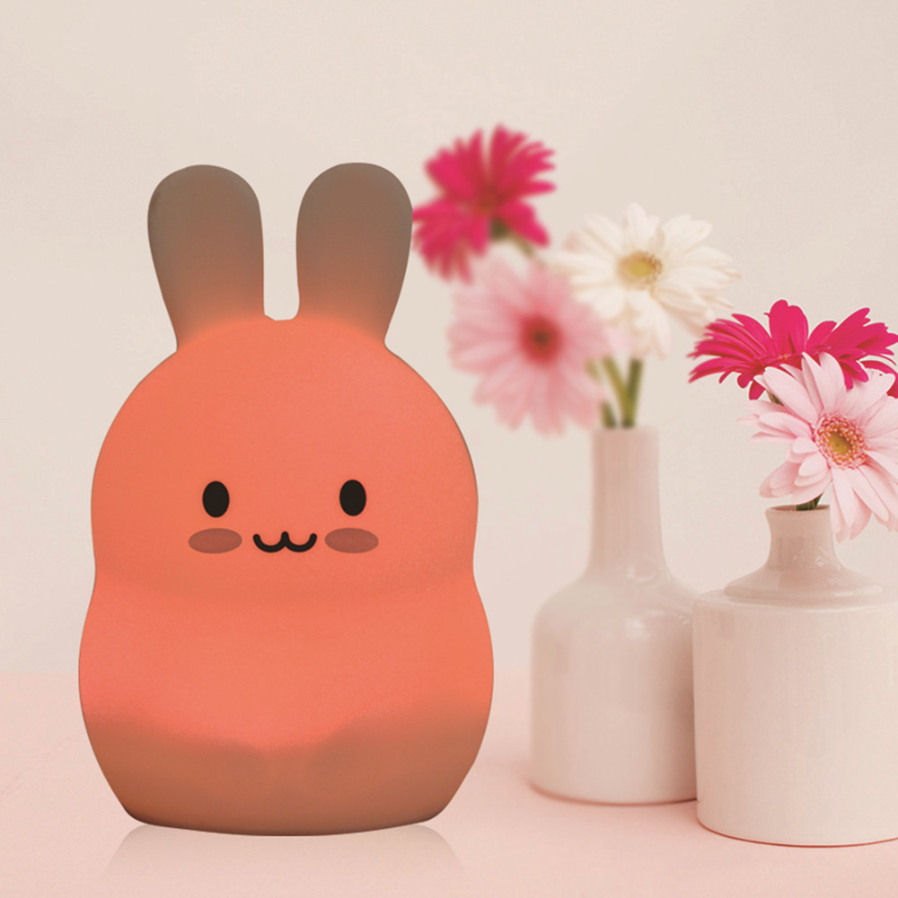 Luz nocturna de conejo con Sen - Baby Nursery Egg Light reseña y precio