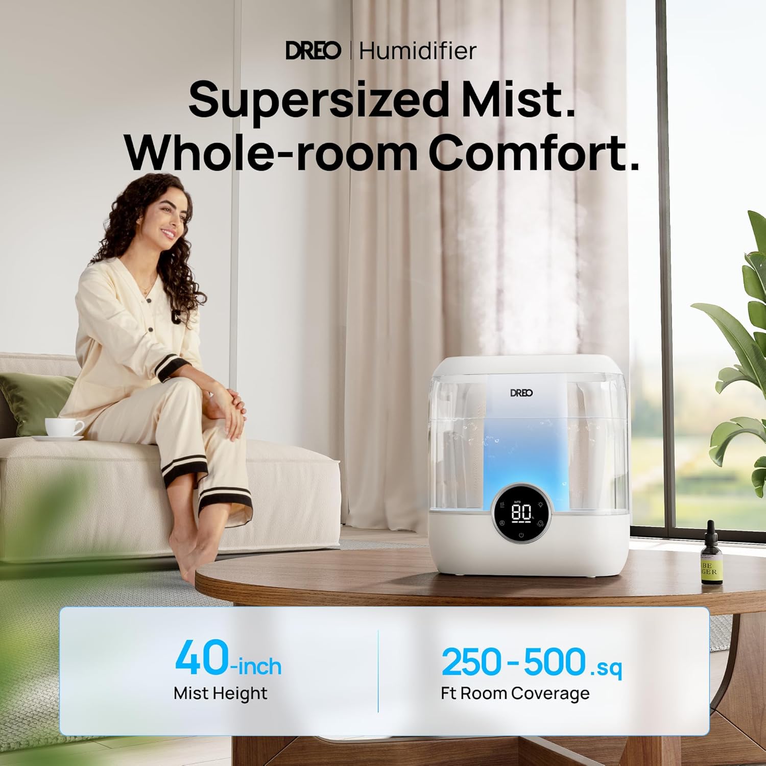 Humidificador Dreo de 6L con l - Humidifier Nursery Quiet reseña y precio