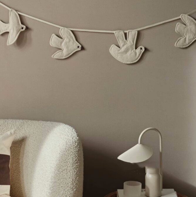Decoración Colgante de Pájaros - Baby Nursery Bunting reseña y precio
