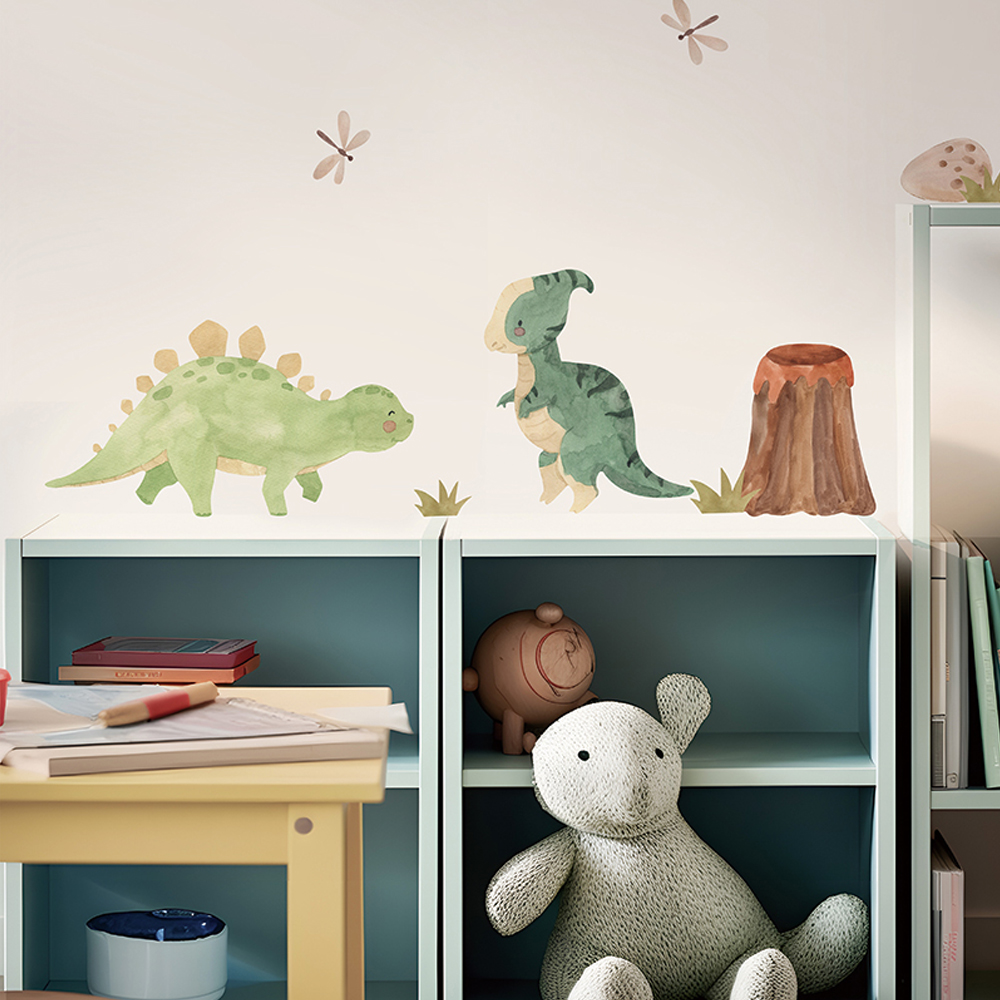 Calcomanías de pared de dinosa - Baby Nursery Decor Ideas reseña y precio