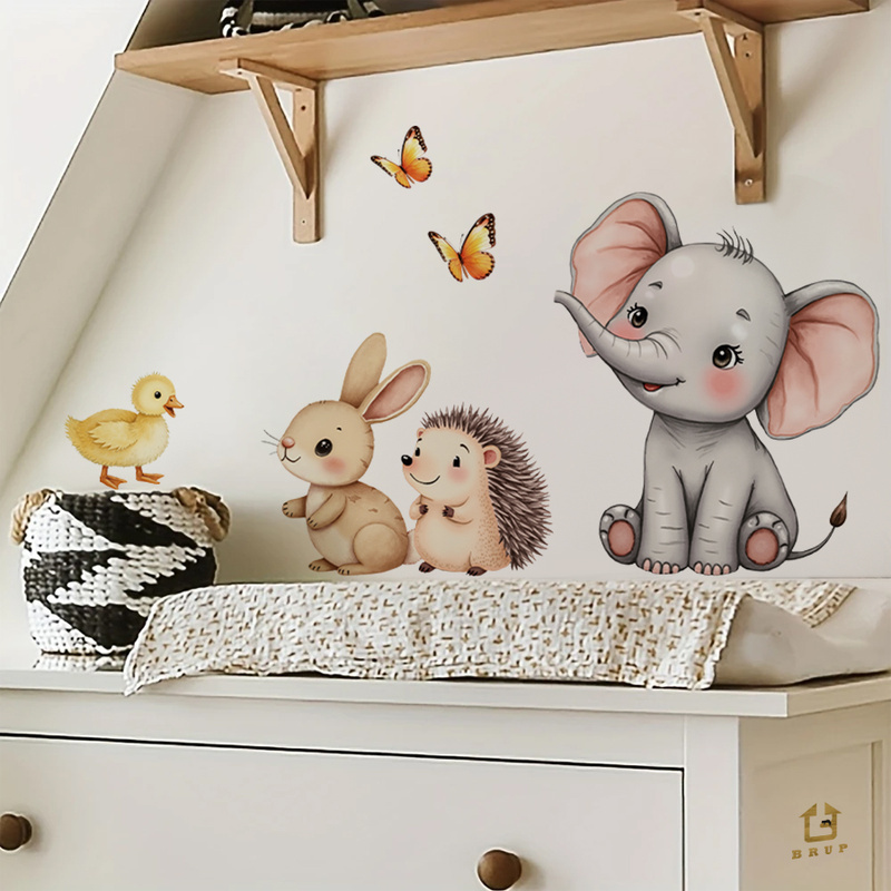 Adhesivo de pared de animales  - Baby Nursery Wall Mural reseña y precio