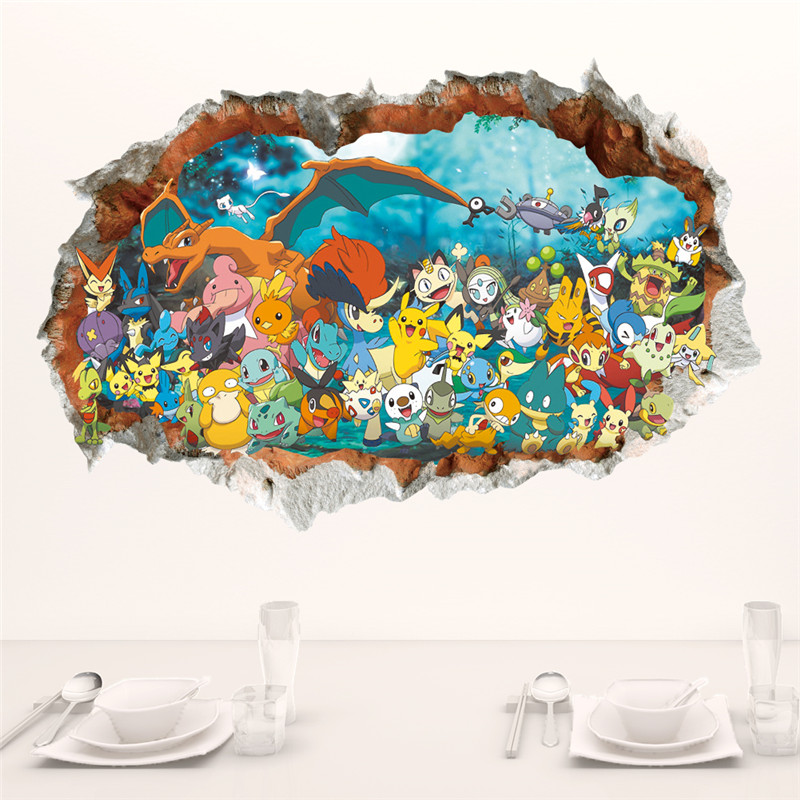 Pegatina de pared de Pokémon P - Baby Nursery Wall Mural reseña y precio