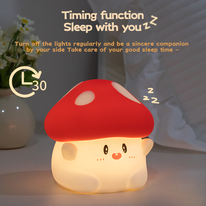 Luz nocturna con forma de seta - Baby Nursery Egg Light reseña y precio