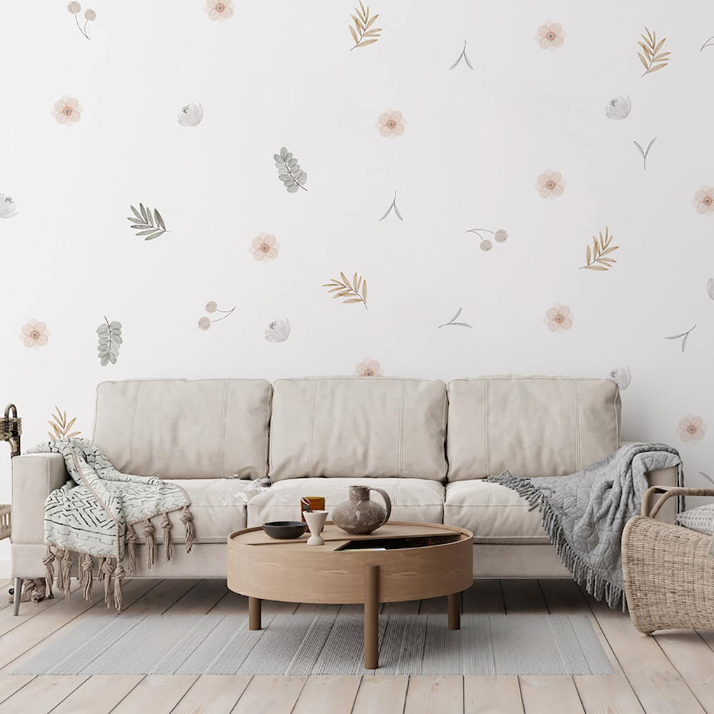 Calcomanías de pared botánicas - Baby Nursery Decor Ideas reseña y precio