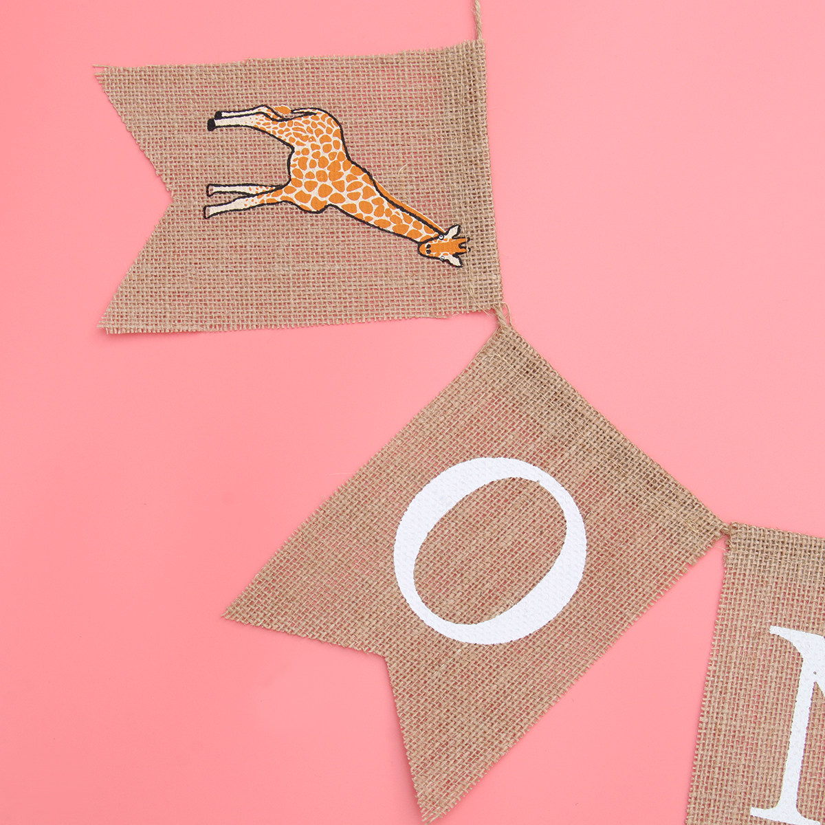 Guirnalda de Lino con Diseño d - Baby Nursery Bunting reseña y precio