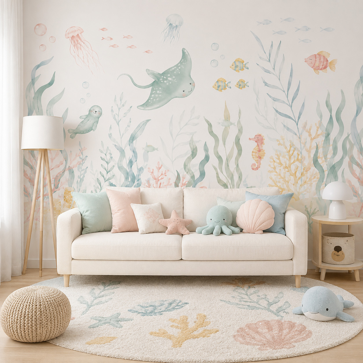 Papel Tapiz Autoadhesivo de An - Baby Nursery Peel And Stick Wallpaper reseña y precio