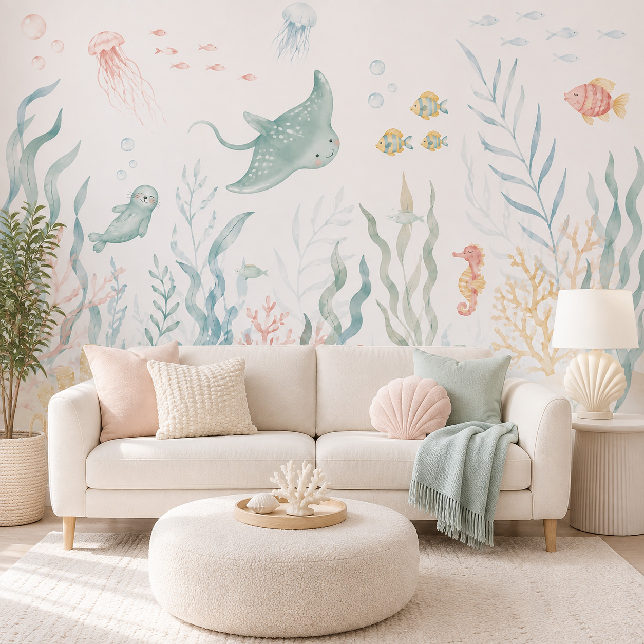 Papel Tapiz Autoadhesivo de An - Baby Nursery Peel And Stick Wallpaper reseña y precio
