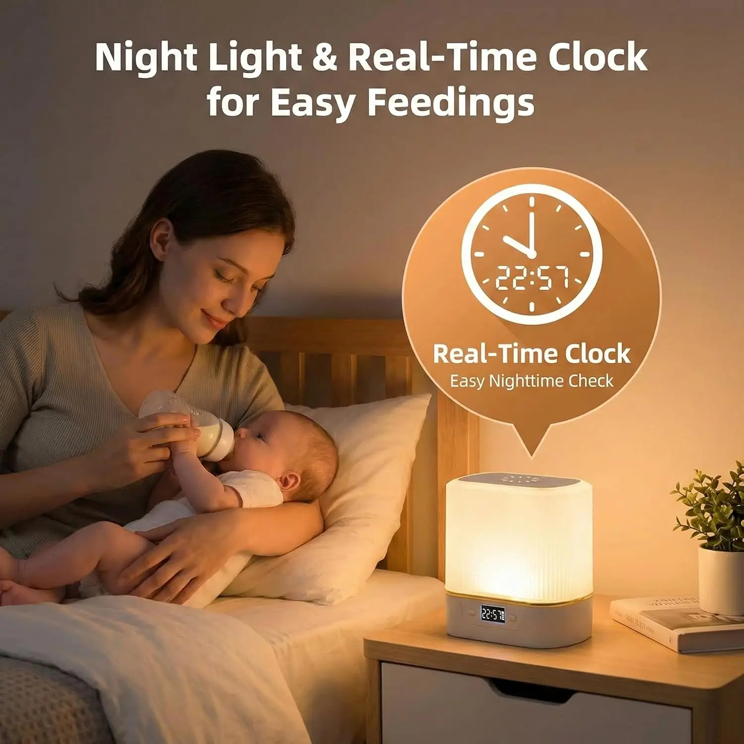 Lámpara de Noche LED, Lámpara  - Baby Nursery Egg Light reseña y precio